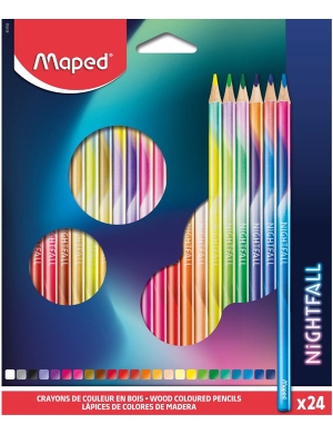 Maped Nightfall Colouring Pencils 24pk